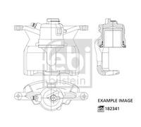 FEBI Bilstein Brake Caliper 182341 - Front Right - Fits Audi A1, Seat Ibiza, Skoda, VW Polo