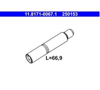 ATE 11.8171-0067.1 Brake caliper bolt