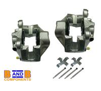 BRAKE CALIPER PAIR + FITTINGS FRONT VW T25 CAMPER TRANSPORTER ATE TYPE A1032