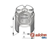Brake caliper piston Rear Axle Steel D025116 AUTOFREN SEINSA for NISSAN MICRA II