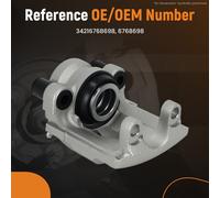 Brake Caliper Rear Left For BMW E81 E82 E88 E90 E91 Skoda Superb 3U4 34216768697