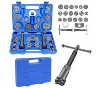 Brake Caliper Rewind Tool Kit, Universal Brake Piston Caliper Wind Back Tool Kit with Carry Case, Disc Brake Caliper Piston Rewind Tool Kit Set for Almost Cars Trucks and Four-Wheel Drive Vehicles