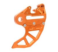 Brake Caliper Support Brake Disc Guard Universal Fit Compatible with EC MC EX ECF MCF EXF SX SXF XC XCF XCW EXC EXCF 2004 2023 Compatible With Models(25mm Orange)