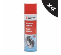 Brake Cleaner Spray Aerosol Professional Parts Degreaser 4x500ml