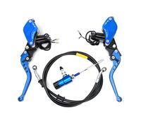 Brake clutch 22mm Motorcycle Hydraulic Clutch Kit Brake Master Cylinder Motorcycle Universal Anti-drop And Anti-wear Clutch Clutch Brake(FY Blue)