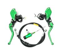 Brake clutch 22mm Motorcycle Hydraulic Clutch Kit Brake Master Cylinder Motorcycle Universal Anti-drop And Anti-wear Clutch Clutch Brake(FY Green)