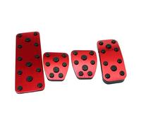 Brake Clutch Accelerator Pedal Cover Car Pedals Cover Gas Fuel Brake Pad Plate Cover Replacement for Subaru For Forester For Second For Generation 2003 2004 2005(AT 2PCS)(MT 4PCS)