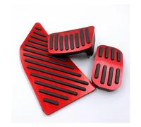 Brake Clutch Accelerator Pedal Foot Pads Cover Car Accelerator Brake Pedal Rest Foot Pedals Cover For Toyota For Corolla For E210 For Hybrid 2019 2020 2021 2022 2023 2024(AT 3pcs Red)