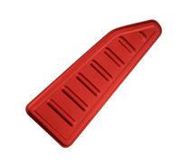 Brake Clutch Accelerator Pedal Foot Pads Cover LHD Aluminum Alloy Car Pedals Rest Pedal Cover Footrest Pedal For Jeep For Renegade 2014 2015 2016 2017 2018 2019 2020 2021 2022 2023(Red)