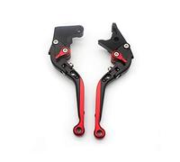 Brake/Clutch Kit Compatible with Yamaha For YZFR6 For YZF R6 For YZF-R6 2005 2006 2007-2016 For YZF R1 YZFR1 2004 2005 2006 2007 2008 Motorcycle CNC Short Brake Clutch Levers(Fold Extend Red)