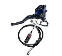 Brake Clutch Levers 14mm Piston Motorcycle Hydraulic Clutch Brake Master Cylinder Lever Kit for Racing Dirt Bike Sport Bike Scooter Motocro Off Road Clutch Lever(Left Black)
