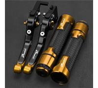 Brake Clutch Levers & 7/8"22MM Handlebar Hand Grips CNC Motorcycle FOR YAMAHA YZF R6 YZFR6 YZF-R6 1999-2004 2003 2002 2001 2000(Gold 2)