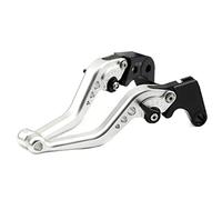 Brake Clutch Levers For Honda MSX125/GROM/SF 2013-2022, MONKEY Z125 2019-2021, CB125F CB125R 2019-2020 Motorcycle Left Right Short/Long Handle Leaver (Silver,Short)