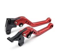 Brake Clutch Levers For Honda NC700 NC750 12-15, CMX500 CMX300 REBEL 17-21, CBR600 F4i CB600 HORNET 98-06 Motorcycle Left Right Short/Long Leaver (Red,Short)
