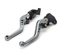 Brake Clutch Levers For Honda NC700 NC750 12-15, CMX500 CMX300 REBEL 17-21, CBR600 F4i CB600 HORNET 98-06 Motorcycle Left Right Short/Long Leaver (Grey,Short)