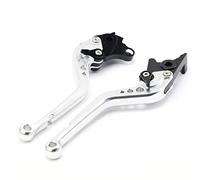 Brake Clutch Levers For Triumph Daytona 675 2006-2017, 675 Street Triple R/RX 2009-2016 Motorcycle Left Right Short/Long Handle Leavers (Silver,Long)