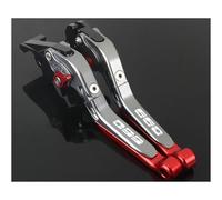 Brake Clutch Levers For Triumph For Trident660 For Trident 660 2021-2025 Motorcycle Aluminum Foldable Extending Brakes Clutch Levers Motorcycle Clutch Drum(Red A)