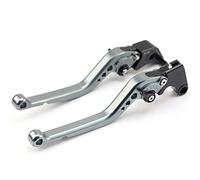 Brake Clutch Levers For YAMAHA MT-07 2014-2021, MT-09 FZ-09 MT09 Tracer/GT 2013-2020 Motorcycle Left Right Short/Long Handle Leavers 1 Pair (Grey,Long)