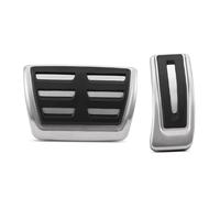 Brake Clutch Pedals Cover Non Slip Brake Pedal Stainless Accelerator Covers For VW Caddy SB 2018 2019 2020 2021 2022 2023 2024 2025(2PIECE1)