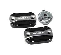 Brake Clutch Reservoir Cover Accessories For NMAX 155 125 N-MAX NMAX155 NMAX125 2015-2021 2022 2023 Motorcycle Front Rear Brake Fuel Tank Cap Filler