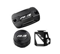 Brake Clutch Reservoir Cover Accessories For YZFR3 YZF-R3 R3 2015-2020 2021 2022 Motorcycle Front And Rear Brake Fuel Tank Cap And Protective Guard Accessories