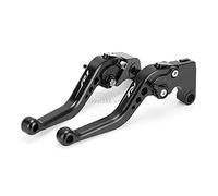 Brake Clutch Short Levers For YAMAHA YZF-R1 YZF R1 2002 2003 Motorcycle Left Right Handle Leavers Adjustable 1 Pair (Black)