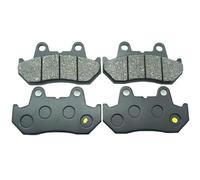 brake components For GL1200 For Gold Wing 1984 For GL1200A For GL1200I 1984-1987 GL Motorcycle Front Rear Brake Pads(2 X Front Brake Pads black)