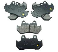 brake components For GL1200 For Gold Wing 1984 For GL1200A For GL1200I 1984-1987 GL Motorcycle Front Rear Brake Pads(Front Rear Pads black)