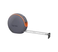 Brake Control Tape Measure with Metric Scale, Steel Ruler and Comfortable Rubber Grip Case for Home Projects and Trim Work Retractable Measuring Tool Builder Tape Manual Ruler Layout Marking Tool Room
