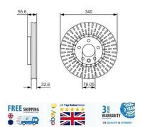 Brake Disc 0986479546 for VW TRANSPORTER MULTIVAN CALIFORNIA 03-19 7E0615301F