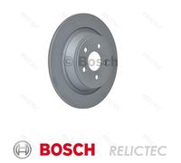 2x Brake Discs Pair Solid fits FORD S-MAX 1.5 Rear 2015 on 316mm Set Bosch New