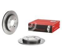 Brake Disc 2 Pieces Rear Fits Ford Focus 1 Saloon Turnier - Brembo 08.4931.76