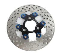 Brake Disc 220mm 260mm motorcycle brake rotor caliper disc front and rear wheels 3 holes for scooter outdoor electric Motorbike Rotors(Black 200mm)