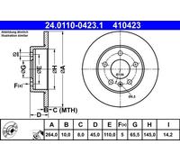 ATE 24.0110-0423.1 Brake disc