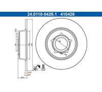 Brake Disc ATE 24.0110-0426.1 (1 pcs)