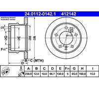 ATE 24.0112-0142.1 Brake disc