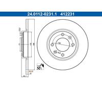 Brake Disc For Vauxhall MOKKA CORSA Peugeot 208 2008 DS 1670945780