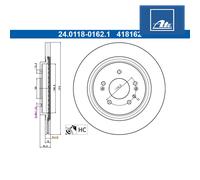 ATE 24.0118-0162.1 Brake disc