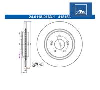 ATE 24.0118-0163.1 Brake disc