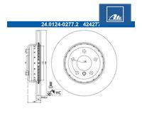 ATE 24.0124-0277.2 Brake disc