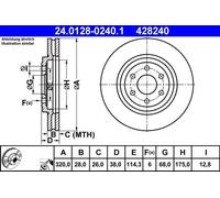 Front Brake Disc for Nissan:NP300 NAVARA,PATHFINDER III 3 40206-5X00A