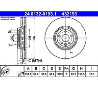 ATE 24.0132-0193.1 Brake disc