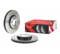 Brembo Xtra Line Vented Brake Disc - Drilled 09.A758.1X Fits Audi - High Quality
