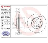 Brembo Brake Discs 10411828A