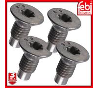Brake Disc Bolt x4 Febi 180369 For Renault Lutecia Master Megane Modus R19 R25