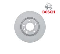 Brake Disc Single Vented fits VW TOUAREG 7L 6.0 Front Right 04 to 10 350mm Bosch