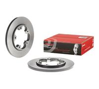 BREMBO 2x Brake Discs Solid Rear Axle Braking Fits Ford Transit 08.C539.11
