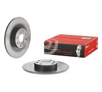 2x Brake disc solid 08.C135.11 BREMBO for MAZDA MX-5 Mk II