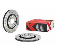 1X Brake disc BREMBO 9.4987.2X for CITROEN ZX (N2) 2 1992-1994