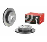 2x Brake disc internally vented 09.E098.11 BREMBO for SUBARU FORESTER